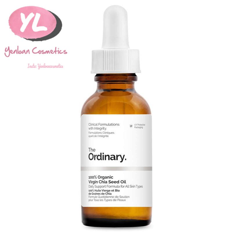 [Bill US] - The Ordinary 100% Organic Virgin Chia Seed Oil - Dầu hạt Chia dưỡng ẩm, ngừa lão hóa 30ml