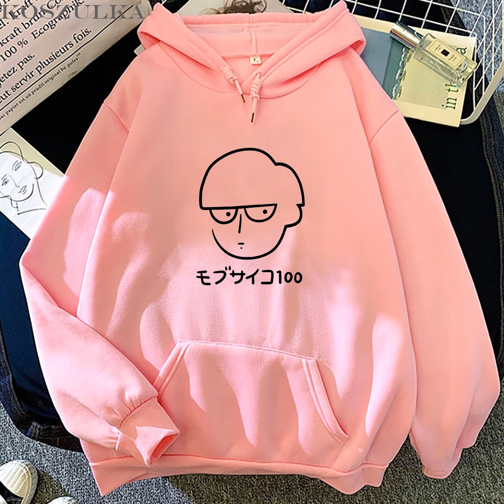Áo Hoodie Tay Dài In Hình Mob Psycho 100 Thời Trang Harajuku