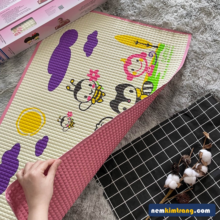 Tấm lót cao su chống thấm em bé Malaysia - THOÁNG KHÍ, NHIỀU MẪU MÃ