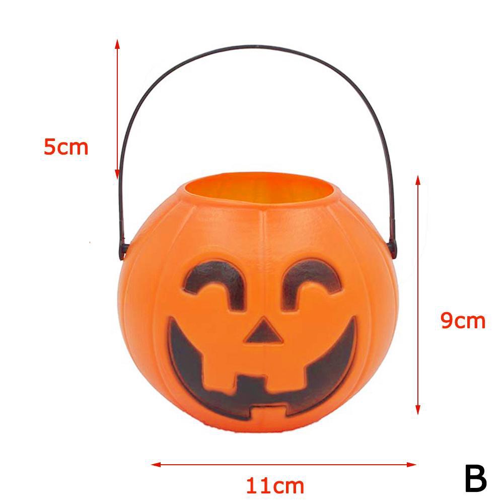 Túi đựng kẹo hình quả bí ngô dùng cho mùa Halloween