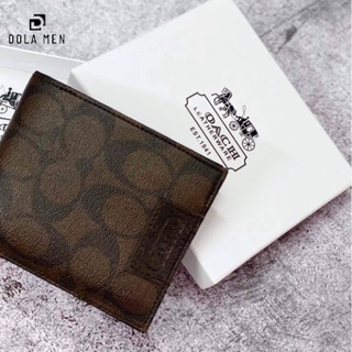 Ví Coach Đen Nâu nam - chuẩn Auth FullBox