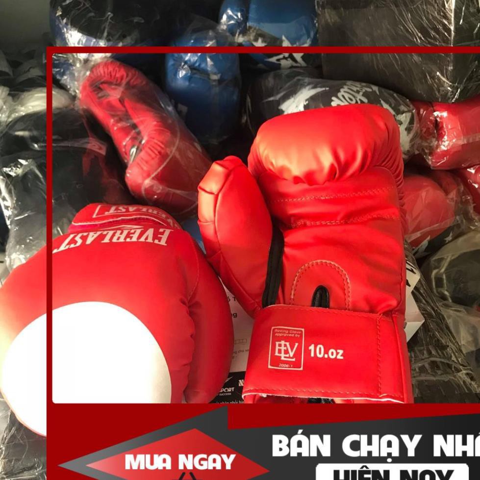 FreeShip  Dụng Cụ Võ Thuật Chính Hãng Găng boxing Everlast 10Oz Khuyến Mãi