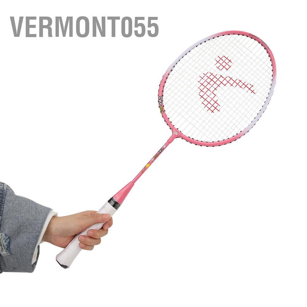 Vermont055 A Pair Aluminium Alloy Cartoon Children Badminton Racket Outdoor Sports Leisure Toy