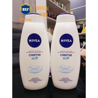 Sữa tắm cao cấp Nivea soft 750ml Đức