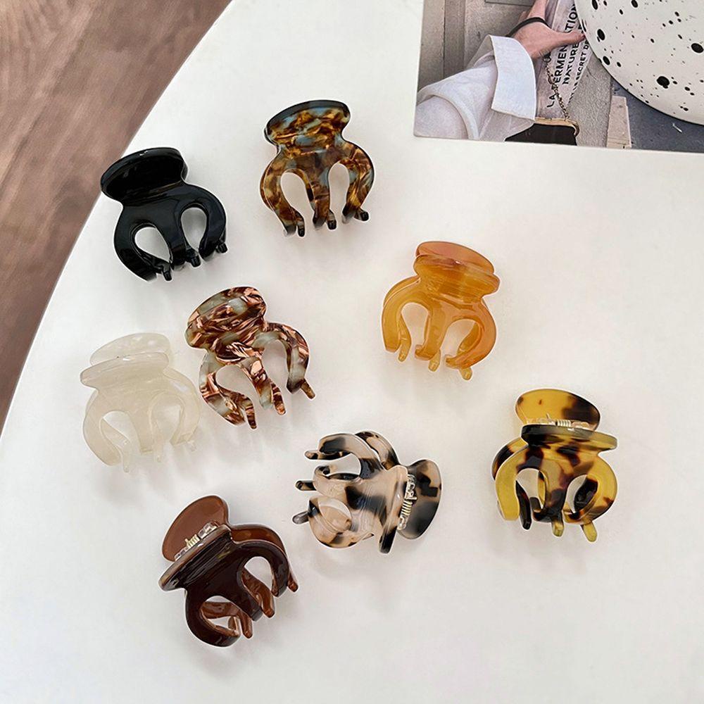 SOMEDAYZL Kẹp Tóc Móng Vuốt Đuôi Ngựa Thiết Kế Nhỏ Nhắn Thời Trang Pháp Sang Trọng Cho Nữ