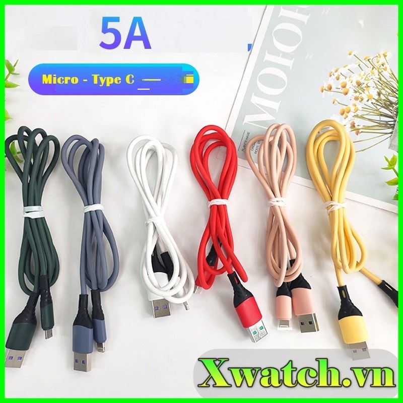 Dây Cáp sạc nhanh micro USB Micro type C
