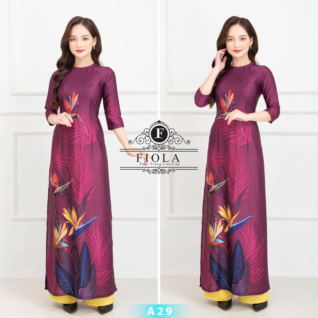Áo dài lụa Pháp cao cấp