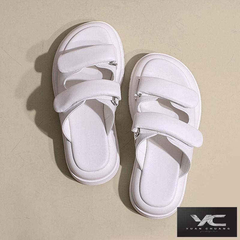 Hàng Có Sẵn ~ Dép Sandal Muffin Đế Dày Tăng Chiều Cao Phong Cách Mới Mùa Hè 2023 Dành Cho Bạn Nữ @ - -