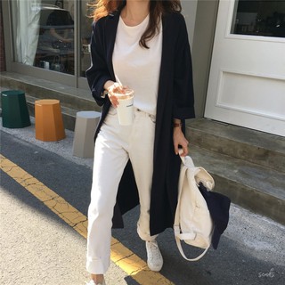 Áo Choàng Mỏng Dáng Dài Vintage