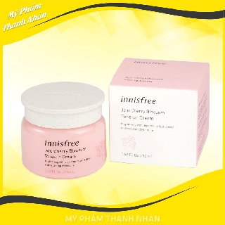 KEM DƯỠNG TRẮNG BAN ĐÊM NÂNG TONE MÀU DA INNISFREE JEJU CHERRY BLOSSOM TONE UP 50ml Hàn Quốc