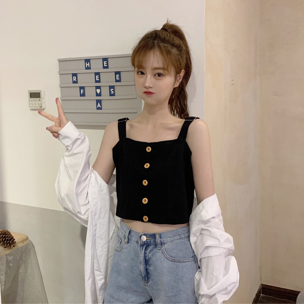 Áo Hai Dây 🎀FREESHIP🎀 Giảm 5k nhập Áo 2 dây bản to Hàn Quốc C05 - Maoshop | BigBuy360 - bigbuy360.vn