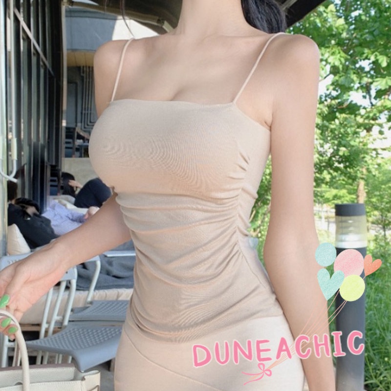 DUNEA Áo hai dây DUNEA có mút đệm ngực quyến rũ cho nữ