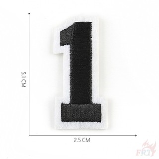Miếng vá ủi thêu số- sticker ủi thêu- patch ủi là