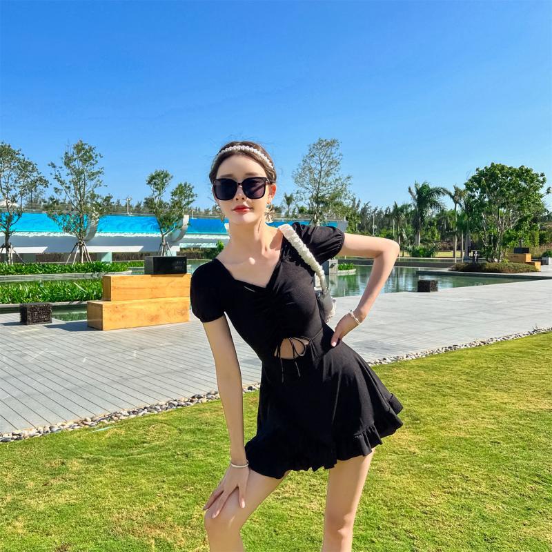 Bộ Đồ Bơi Một Mảnh Kiểu Hàn Quốc Thời Trang Gợi Cảm Cho Nữ