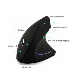 Chuột ERGONOMIC không dây Chống Đau Khớp Khuỷu Tay