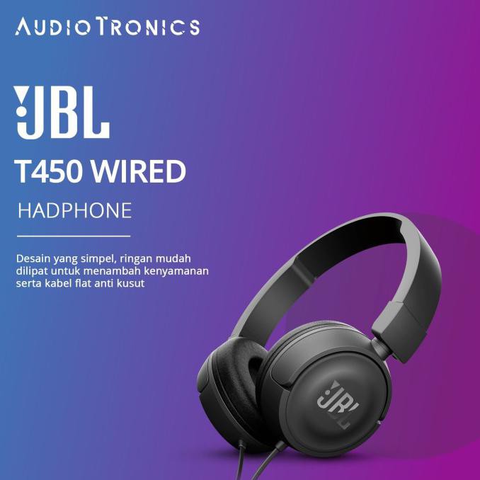 Tai Nghe Điện Tử Jbl On-Ear T450 Màu Trắng Đen