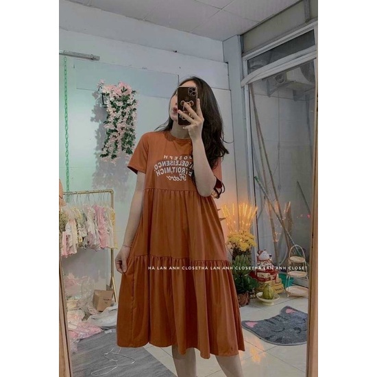 [Hàng loại 1]Váy Bầu chất cotton cao cấp VB06☘️CAM KẾT K XỔ LÔNG☘️siêu mềm mịn,thấm hút mồ hôi☘️Đầm bầu freesize 43-68kg