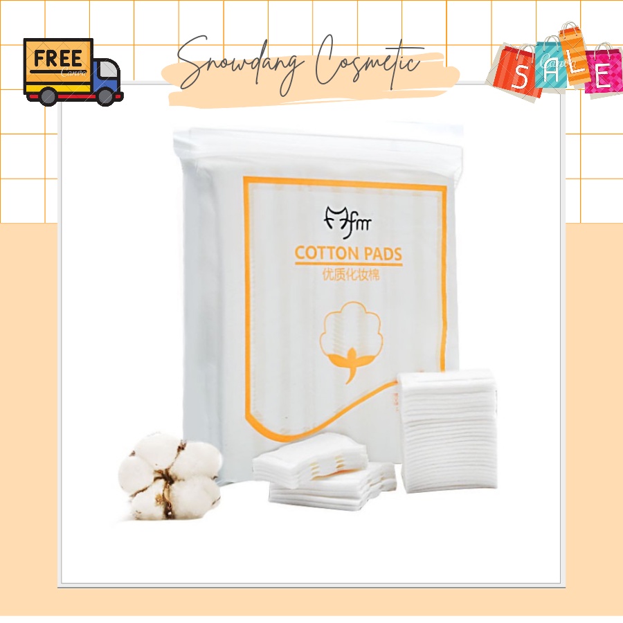 Bông tẩy trang 3 lớp Cotton Pads 222 miếng nội địa Trung