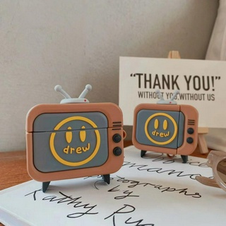 Vỏ Đựng Bảo Vệ Hộp Sạc Tai Nghe Airpods 1 / 2 / 3 / Pro Hình Tv 3d