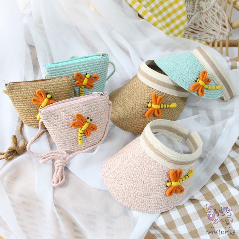 ✿ Korean Summer Girls Hat Summer Children Sunscreen Hat