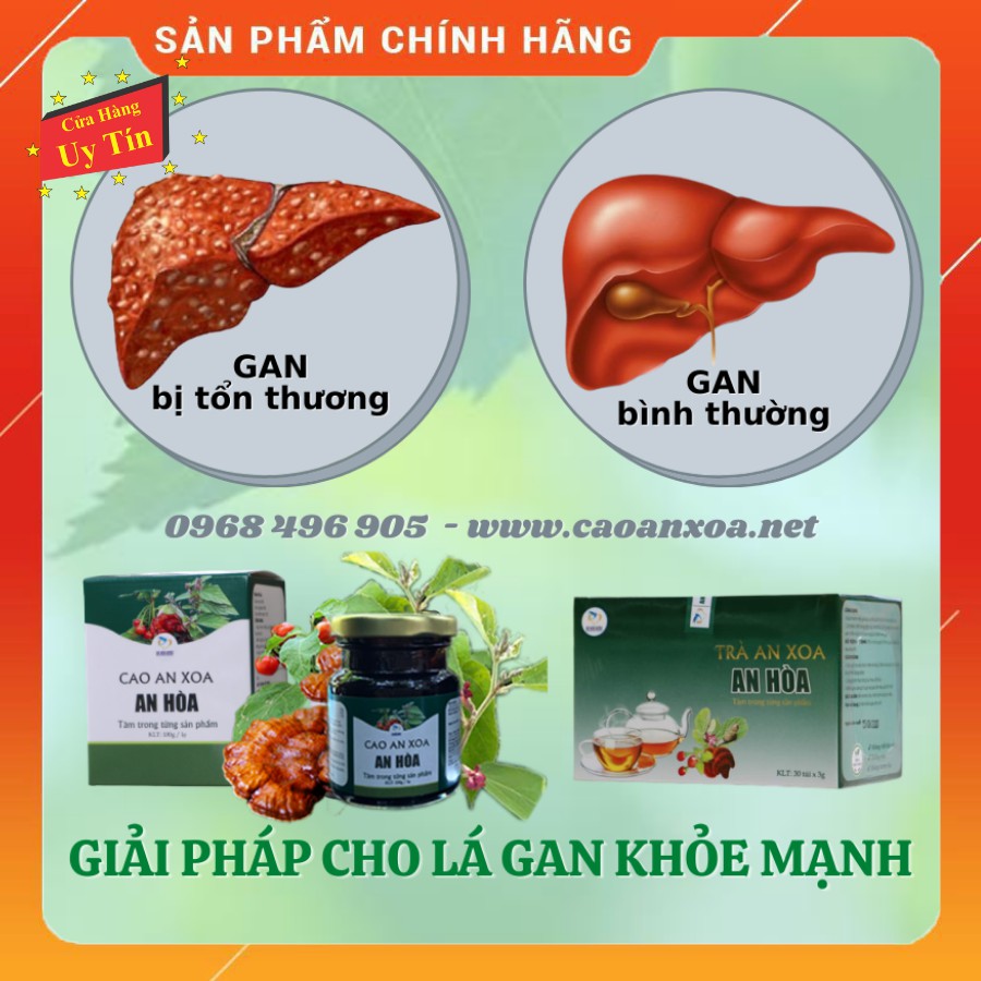 CAO AN XOA AN HÒA - COMBO 3 LỌ  - GIẢI PHÁP AN TOÀN CHO GAN KHỎE MẠNH