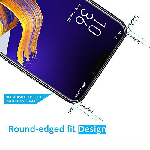 2PCS 9H Hardness Asus Zenfone 5Z ZS620KL Tempered Glass Full Coverage Screen Protector