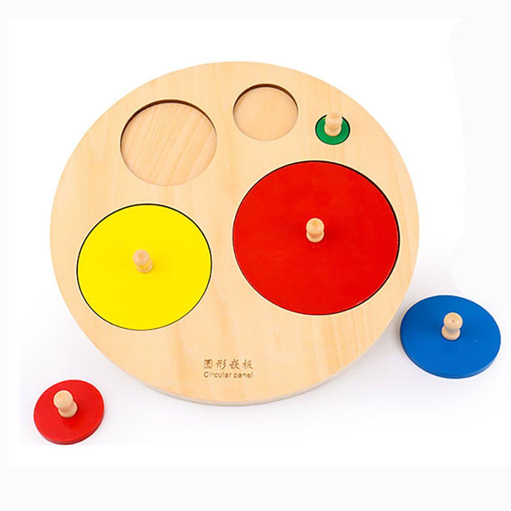 Bộ Đồ Chơi Xếp Hình Bằng Gỗ Dạy Học Theo Phương Pháp Montessori