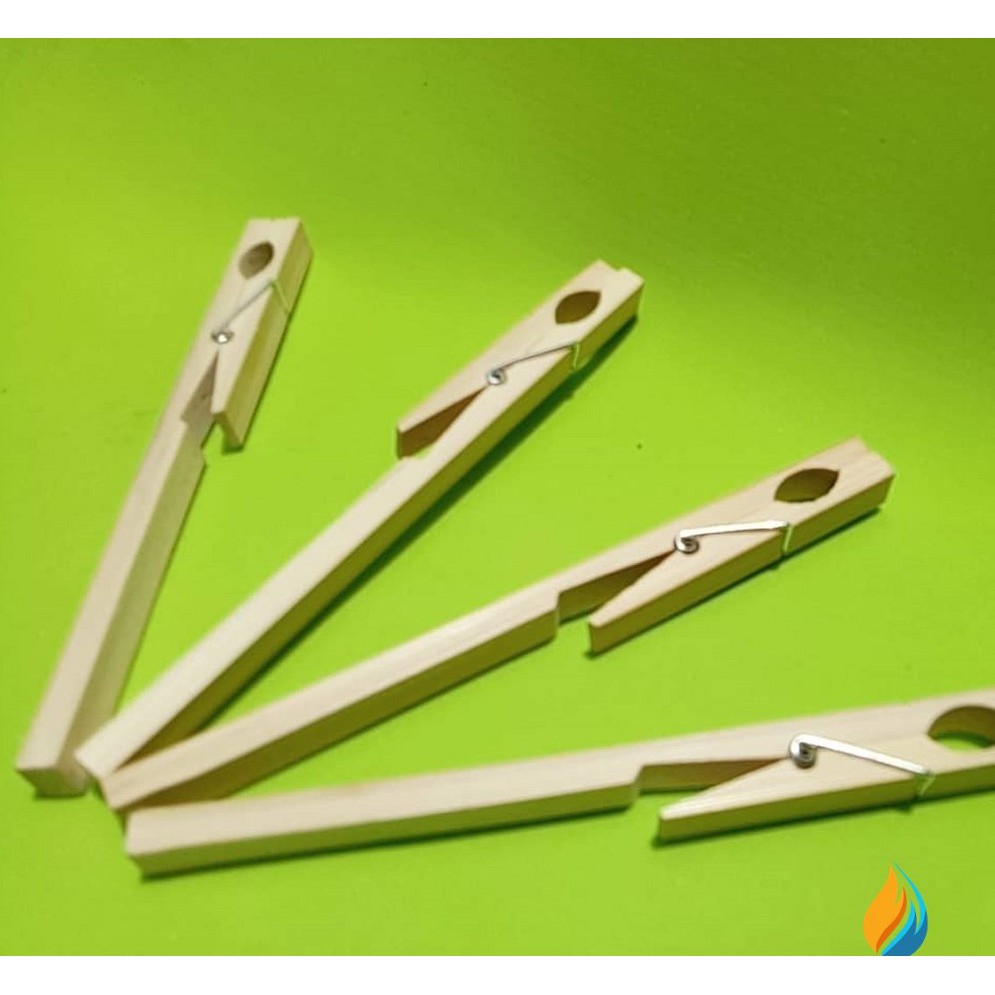 Kẹp ống nghiệm gỗ 1 cái kẹp ống phi 2cm trở xuống - dụng cụ thí nghiệm