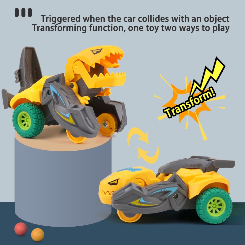 BP MART Đồ chơi xe hơi biến hình khủng long thú vị cho các bé