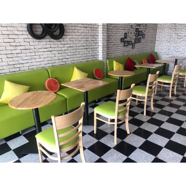 GIÁ SỈ ] Bàn Ghế Cafe Giá Rẻ,Ghế Sofa Cafe Bọc Da Cao Cấp