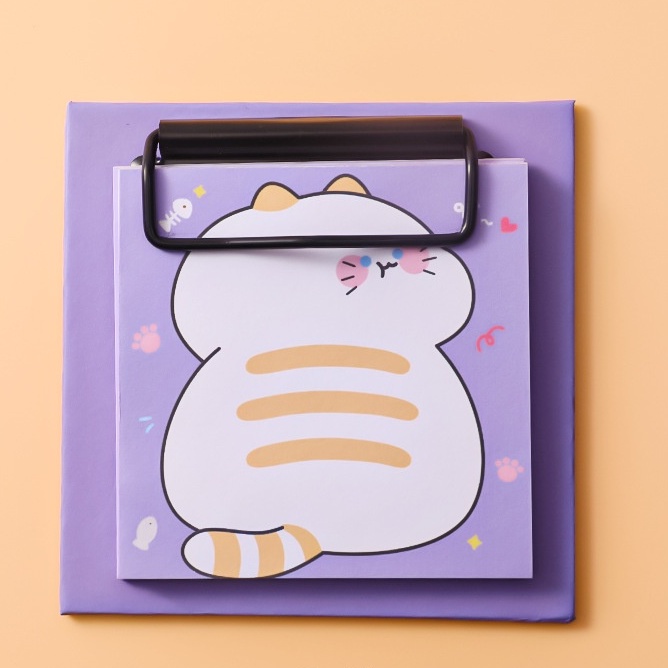 Giấy Ghi Chú Không Dính Họa Tiết Hoạt Hình Dễ Thương Cho Học Sinh