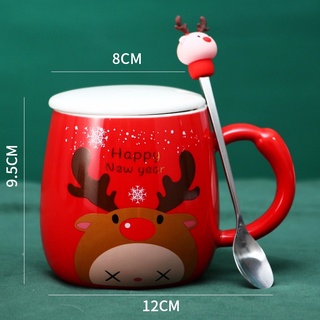 Ly cốc sứ dễ thương Anni Home [Hình thật-có clip tự quay]