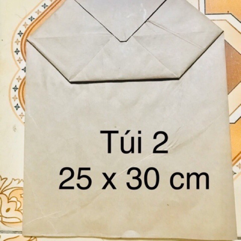 Set 500 túi 2 túi xi măng đựng hàng