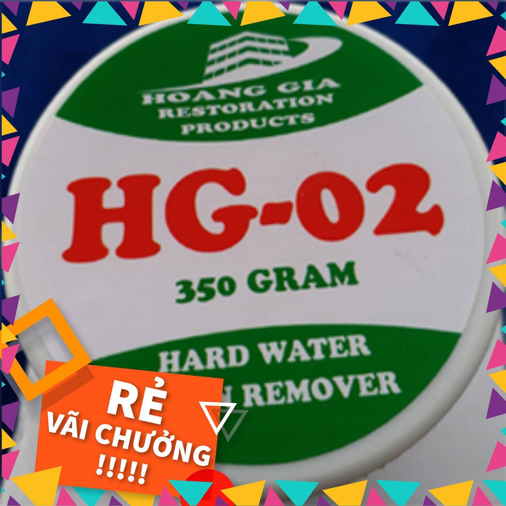 Bột Tẩy Đa Năng HG-02(Vách tắm kính, buồng tắm, cabin kính, Gương soi,  các thiết bị inox, crom..)