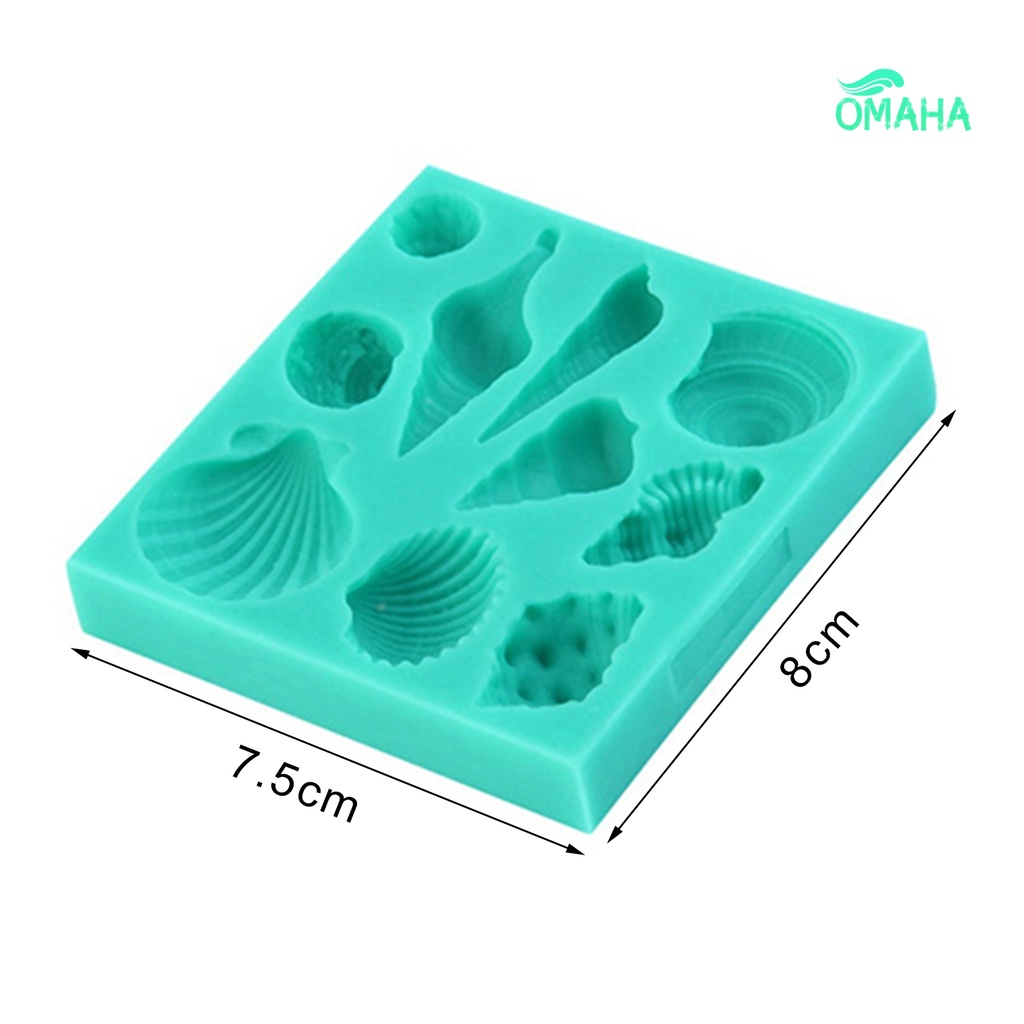 Khuôn Làm Bánh / Sô Cô La Chống Dính Hình Vỏ Sò
