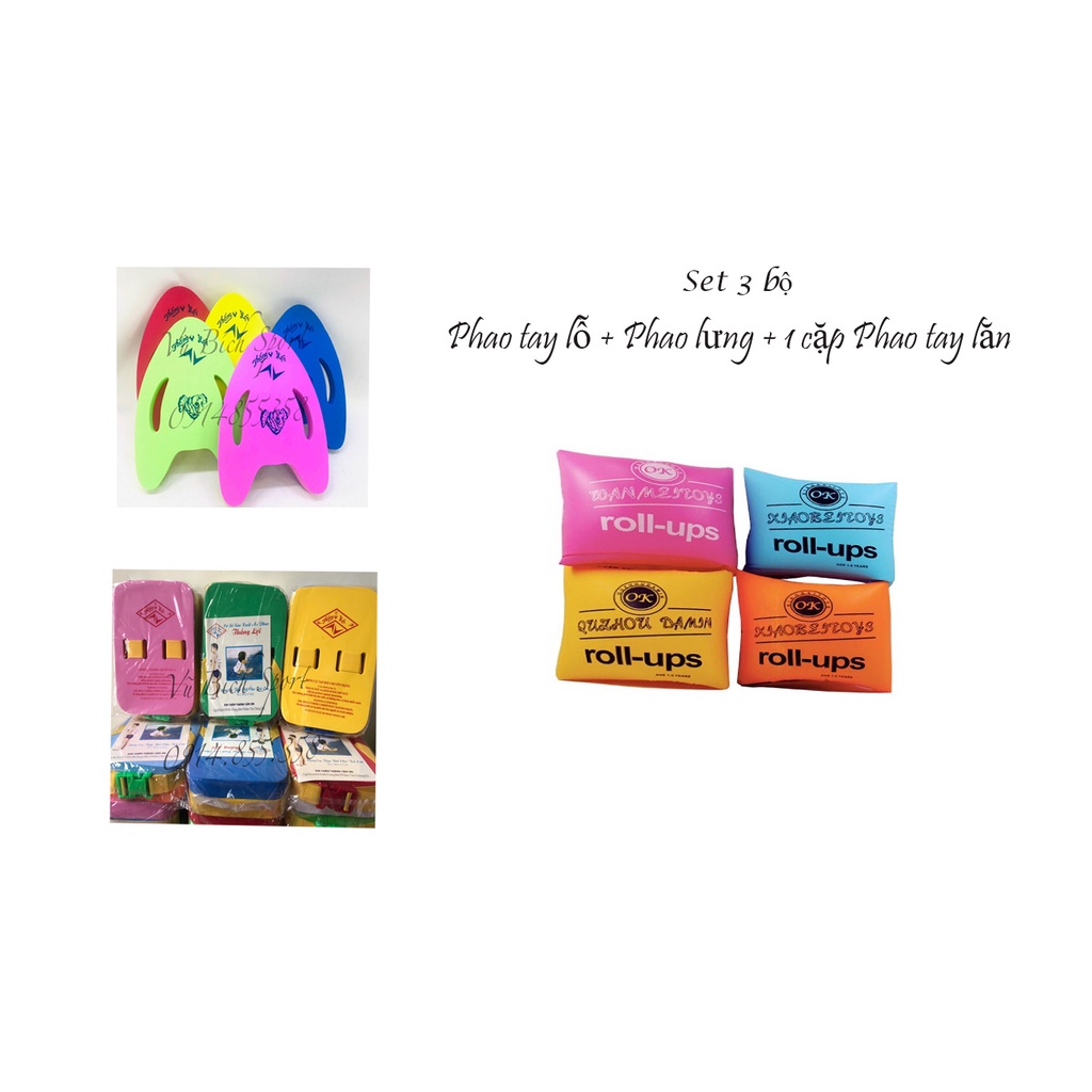 Set 3 bộ tập bơi