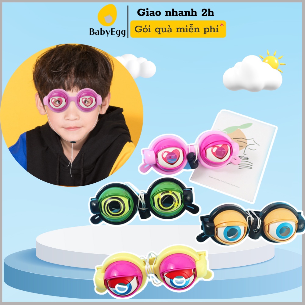 Kính mắt lồi ngộ nghĩnh chớp mắt trái tim bằng nhựa đồ chơi trẻ em cho bé hài hước cho bé trai bé gái 2 3 4 5 6 7 8 tuổi