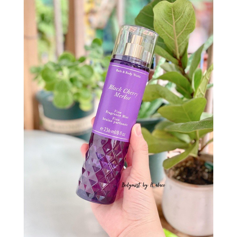 BODY MIST Xịt thơm toàn thân BLACK CHERRY MERLOT bath body works | Thế Giới Skin Care