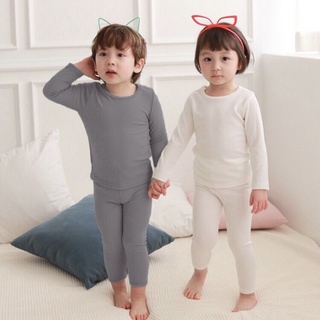 [Thanh Lý Hàng Quảng Châu] Bộ Dài Thun Cotton Co Dãn Cho Bé (có sẵn)