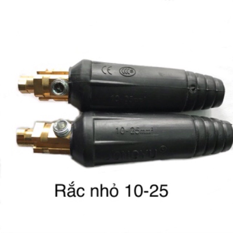 2 rắc cắm ĐỰC máy hàn Loại nhỏ 10-25/ Loại to 35-50
