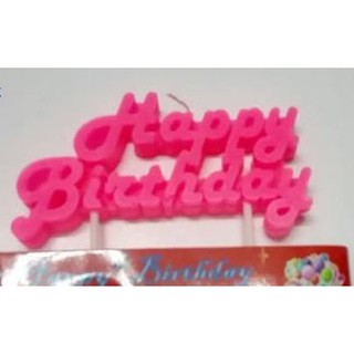 Nến chữ happy birthday liền