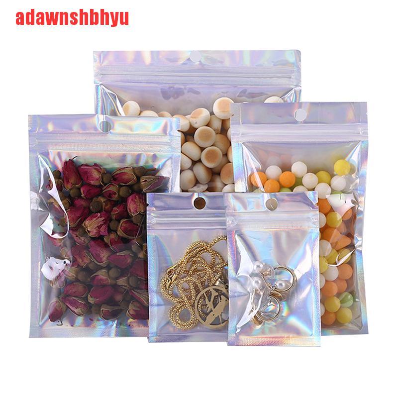 Set 10 Túi Zip Lá Nhôm Trong Suốt Đựng Trang Sức