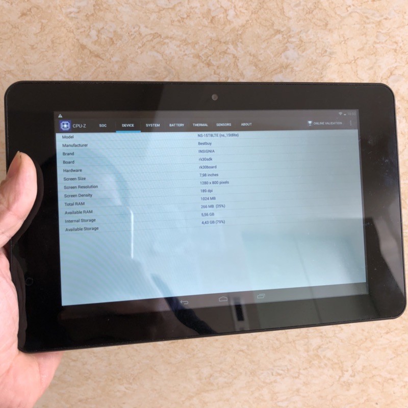 [Mã 1511ELSALE hoàn 7% đơn 300K] máy tính bảng insignia 15T8LTE 8 inch chip lõi tứ ram 1Gb+8Gb | BigBuy360 - bigbuy360.vn