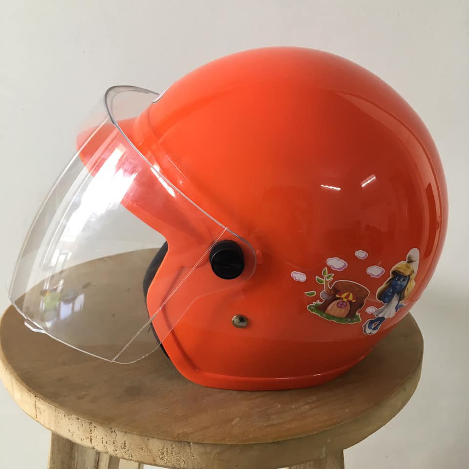 Mũ bảo hiểm trẻ em có kính - SONG LONG