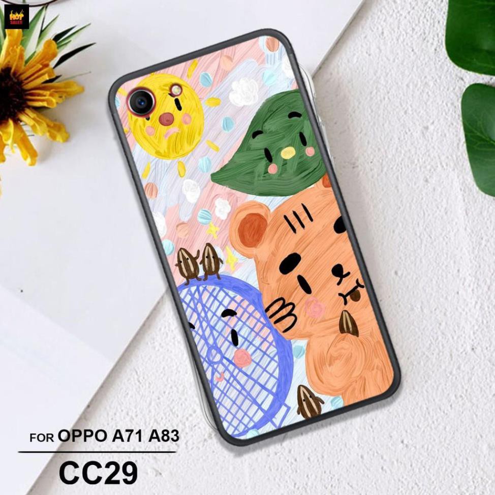 Ốp Oppo A71/A83 - Ốp lưng điện thoại Oppo A71/A83 mẫu supeme/king/gấu nâu cute hot