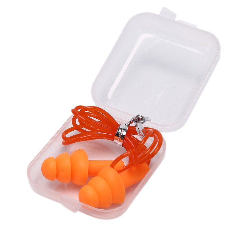 Nút Silicone Bịt Tai Chống Ồn Có Thể Tái Sử Dụng Nhiều Lần