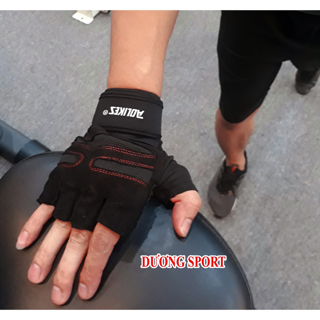 GĂNG TAY THỂ THAO, TẬP GYM AOLIKES CAO CẤP AL 109