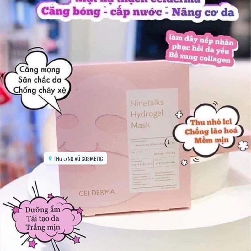 MẶT NẠ THẠCH CELDERMA DƯỠNG TRẮNG, CẤP NƯỚC, NÂNG CƠ