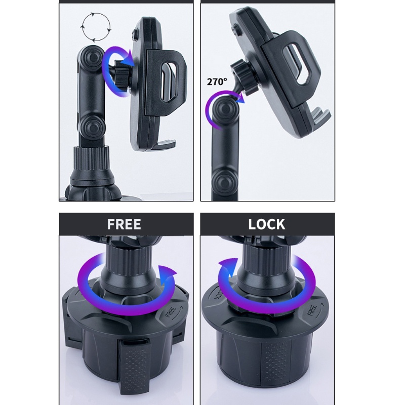 Giá Đỡ Điện Thoại zzz 5W Cổng Sạc USB Không Dây Cho Xe Hơi 4-6.8 ''