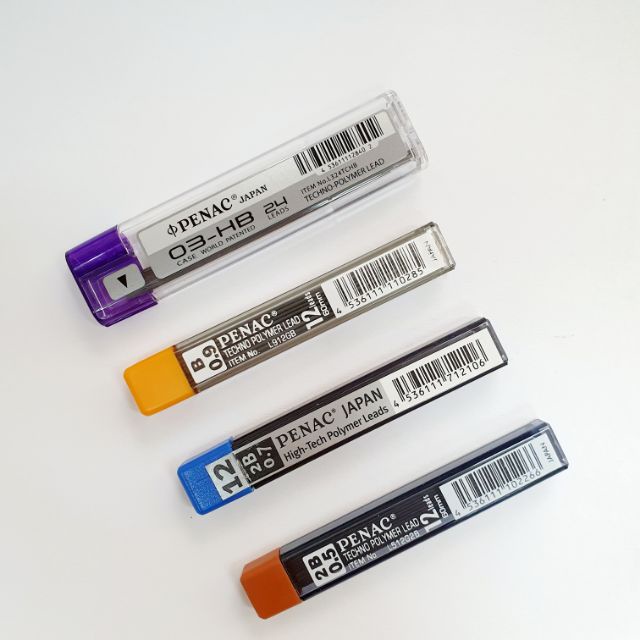 [Lộc's Art Store]Ngòi Chì Kim PENAC 12 ngòi (0.3 , 0.7mm)